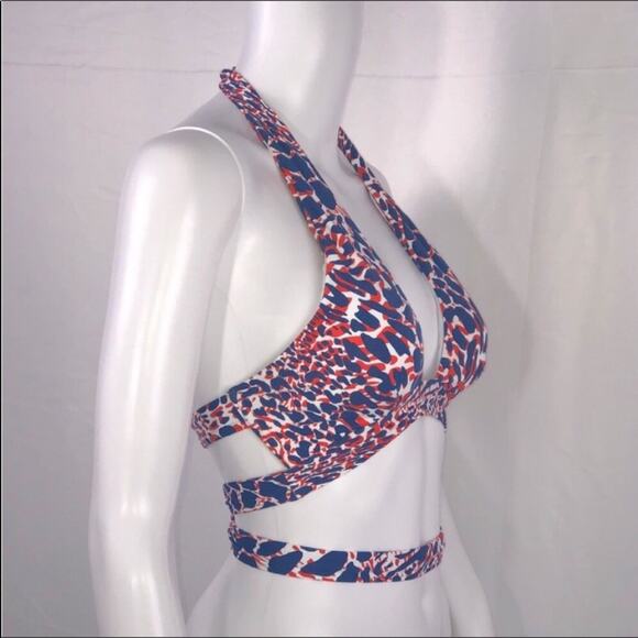 Kopper&Zink Wild Thing Strappy Halter Top & Rib Terracotta Side Strap Bottom SzM - Picture 13 of 16